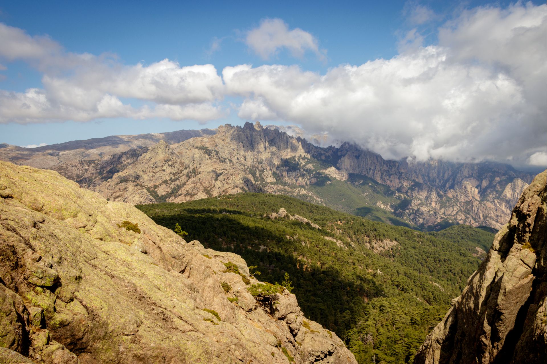 En montagne